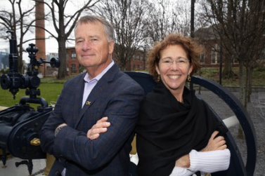Sandy Magnus and Sandy Winnefeld